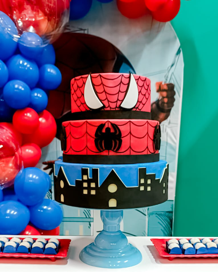 Bolo Homem Aranha